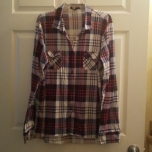 Plaid button up shirt